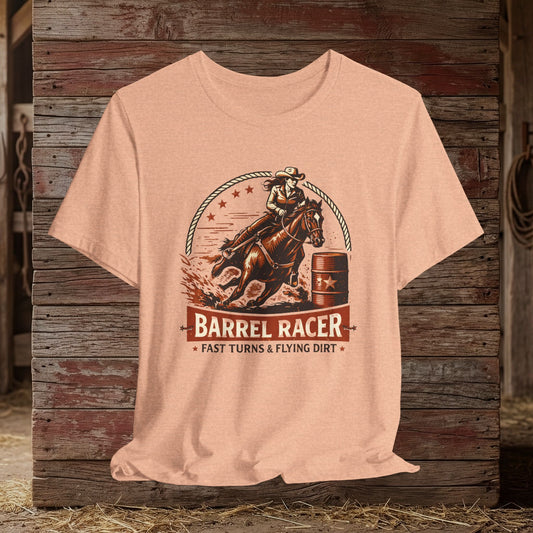 Barrel Racer – Ride Fast Turn Hard Tee