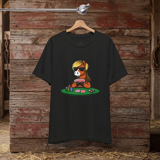 No Flock Given – Equestrian Humor Tee