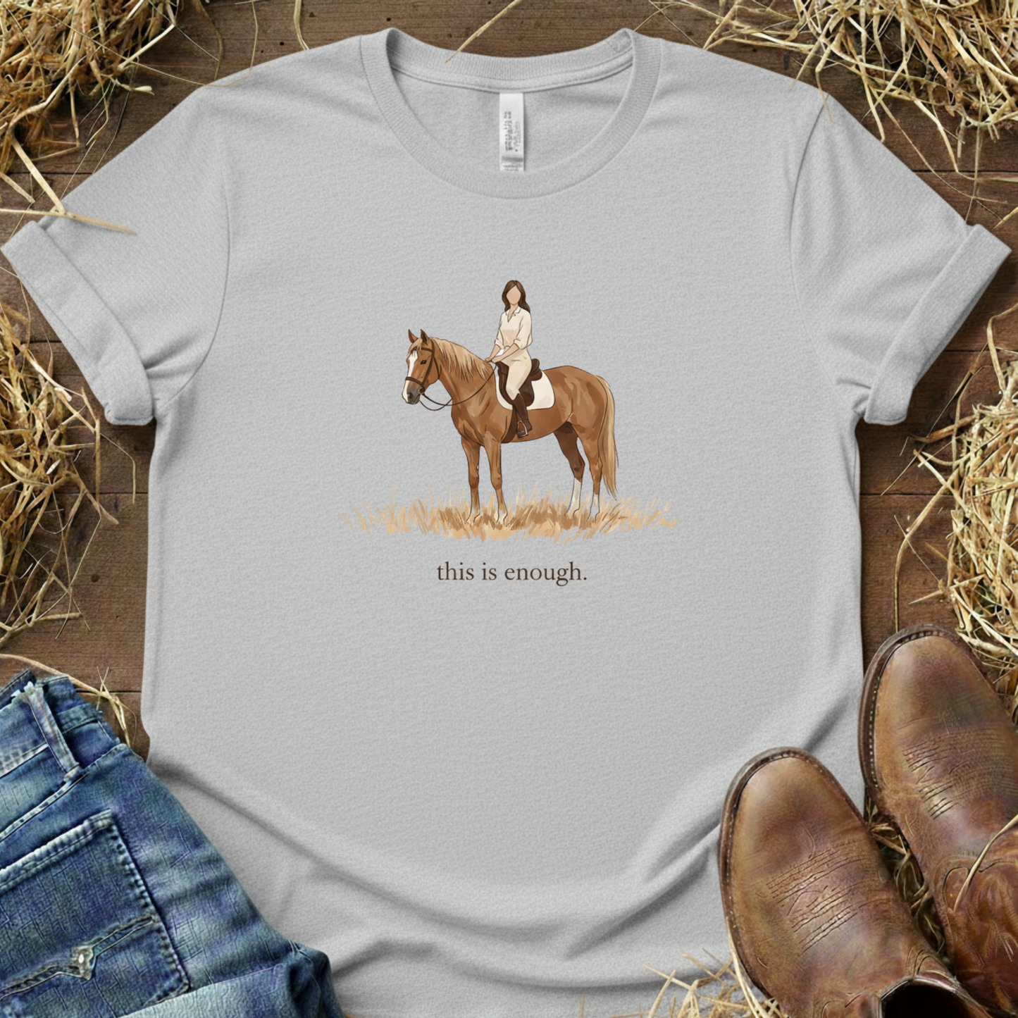 This Is Enough – Rider Peace Tee