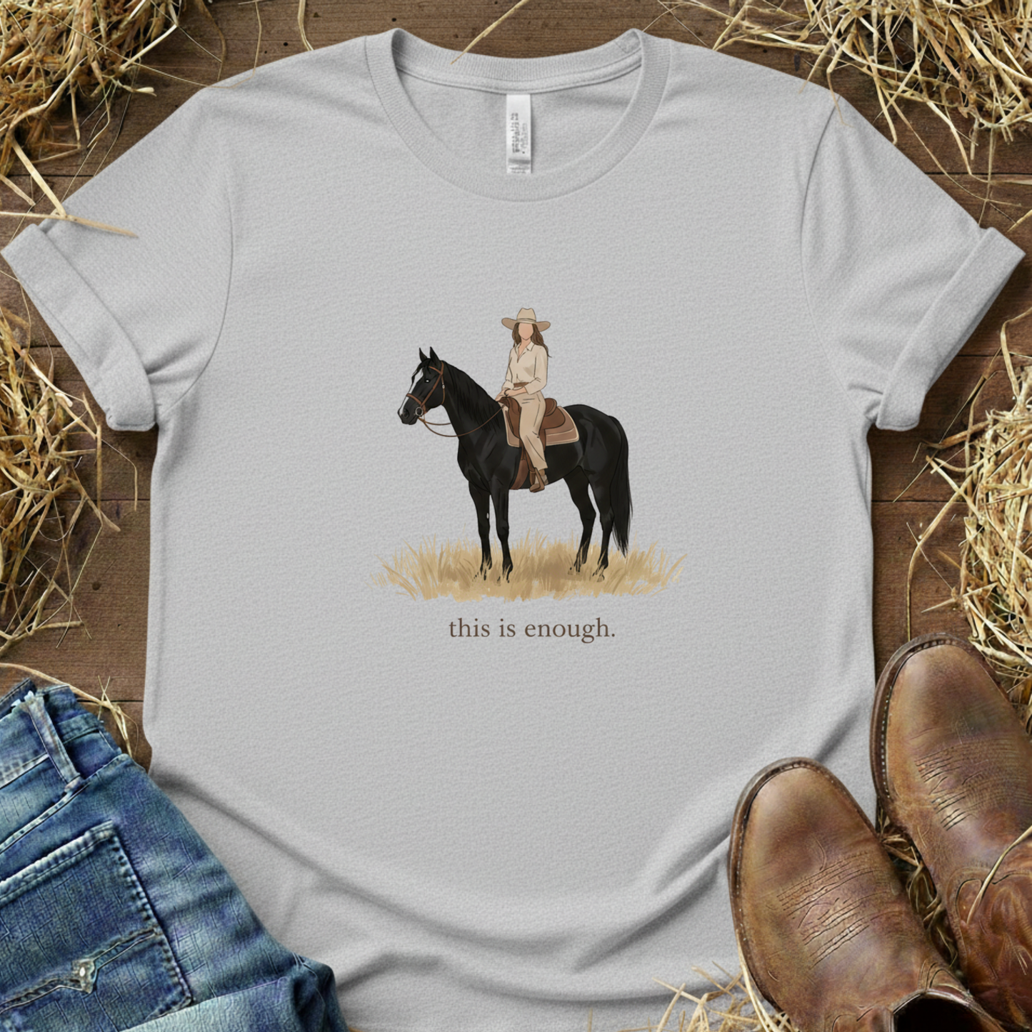 This Is Enough – Horse Life Tee