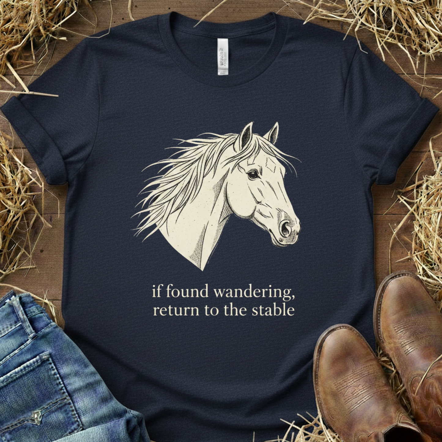 If Found Wandering – Return to the Stable Tee