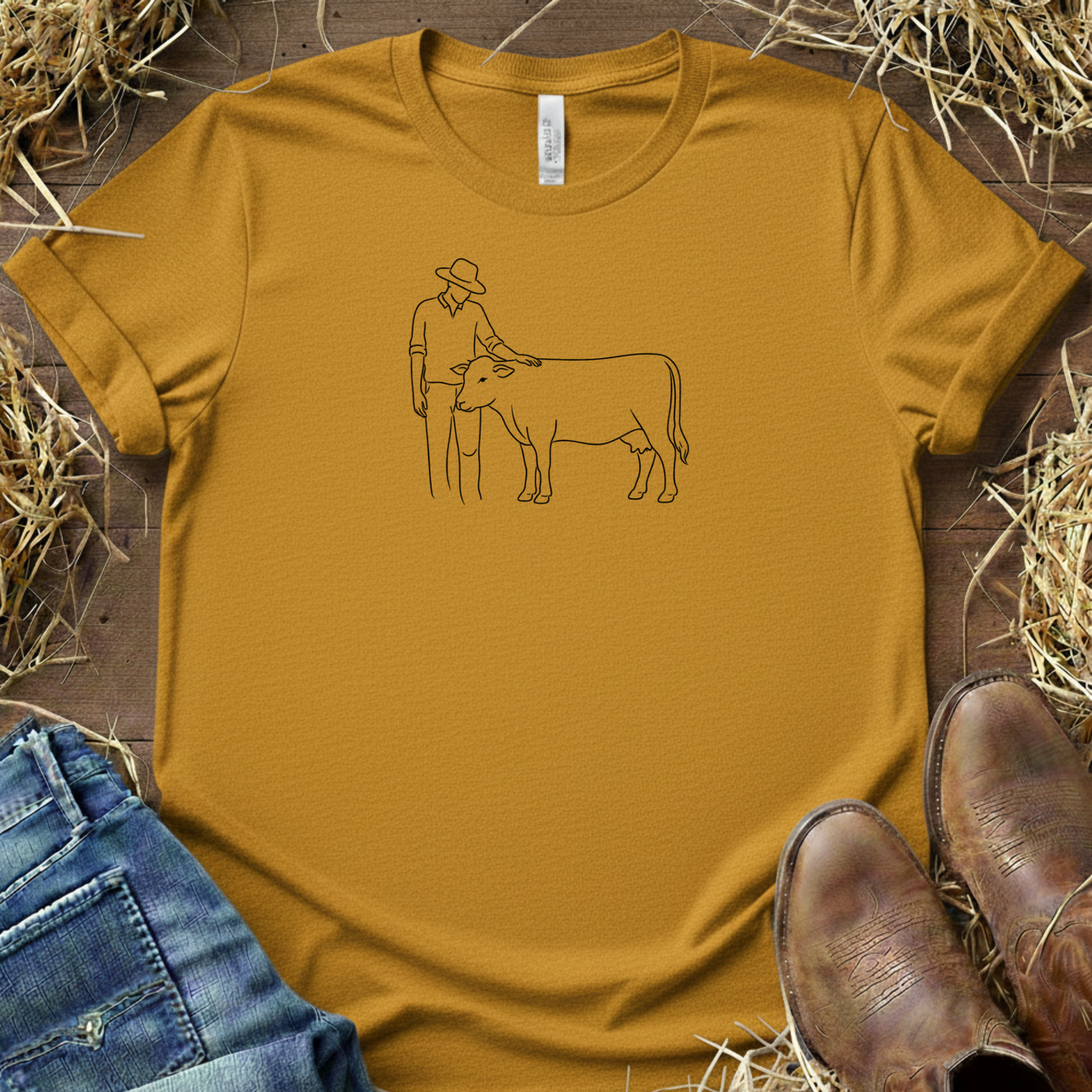 The Quiet Bond – Minimal Cow Tee