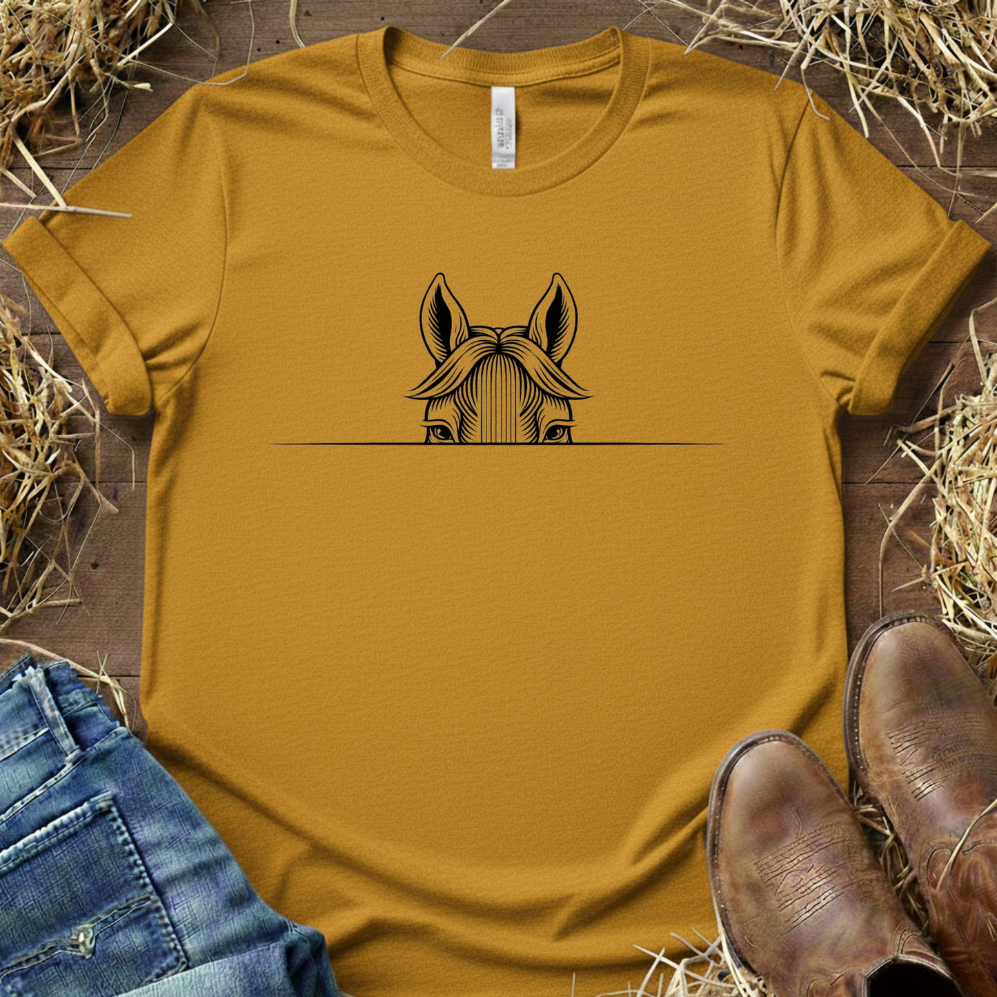 Look At Me – Peeking Horse Tee