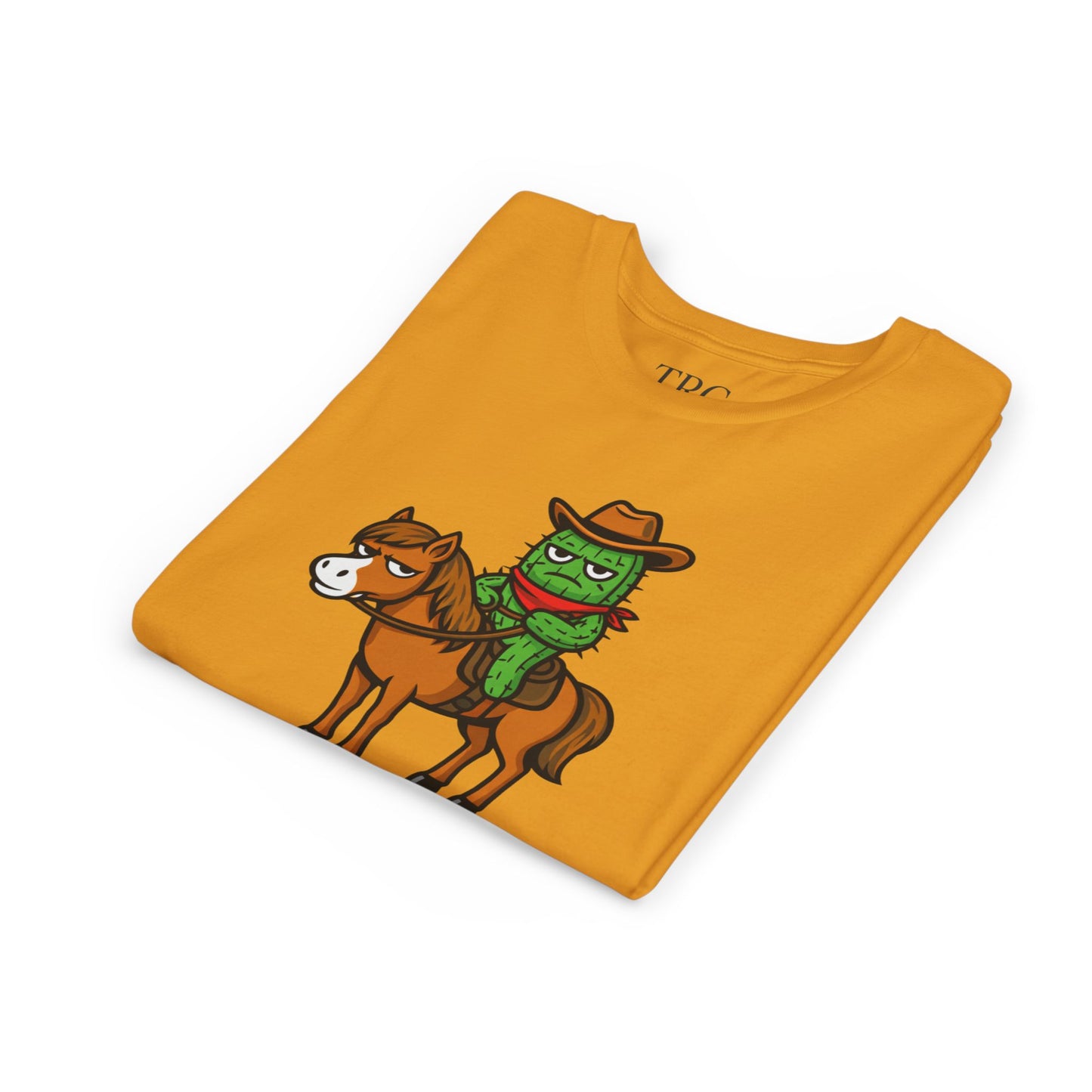 Cowboy Cactus – Western Humor Youth Tee