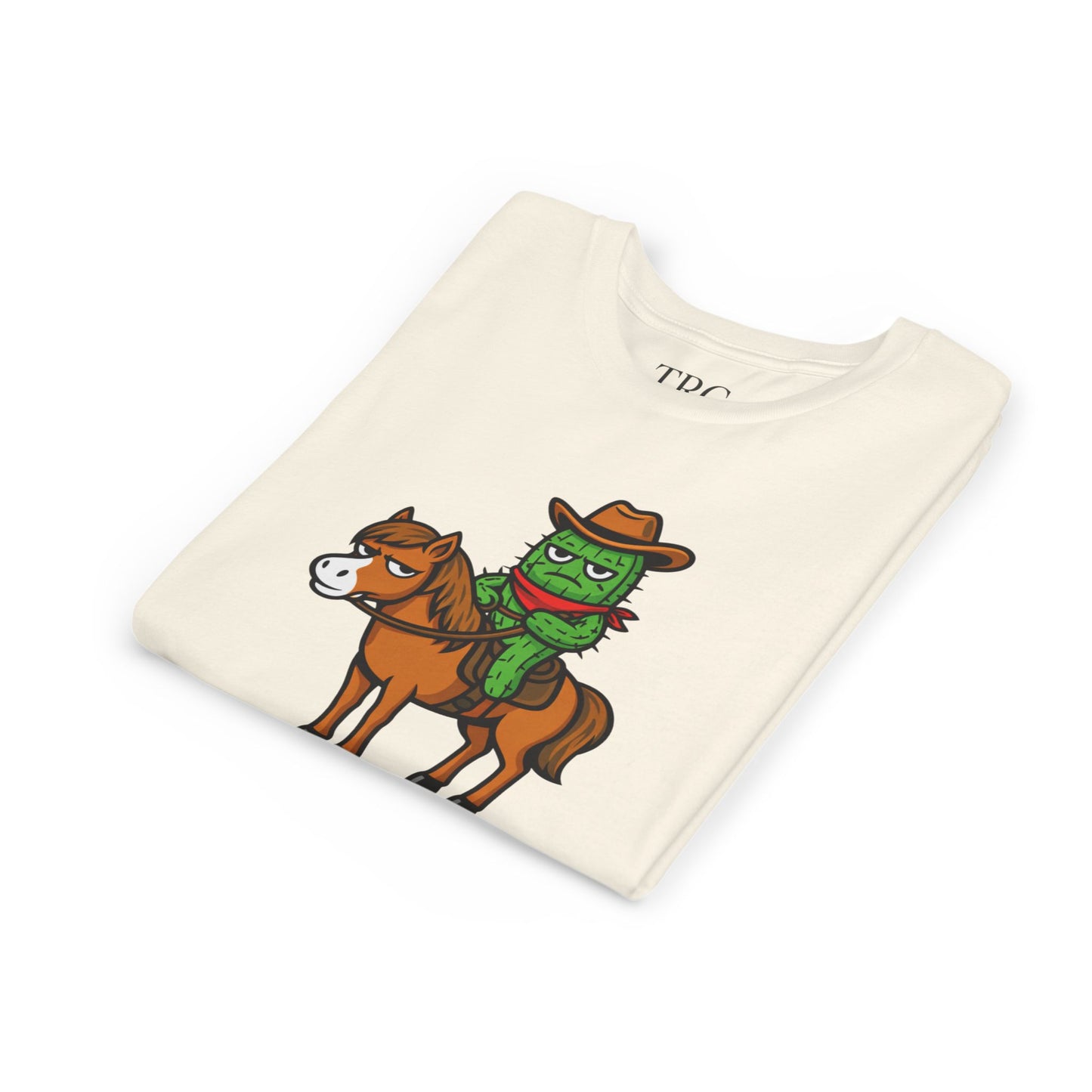 Cowboy Cactus – Western Humor Youth Tee