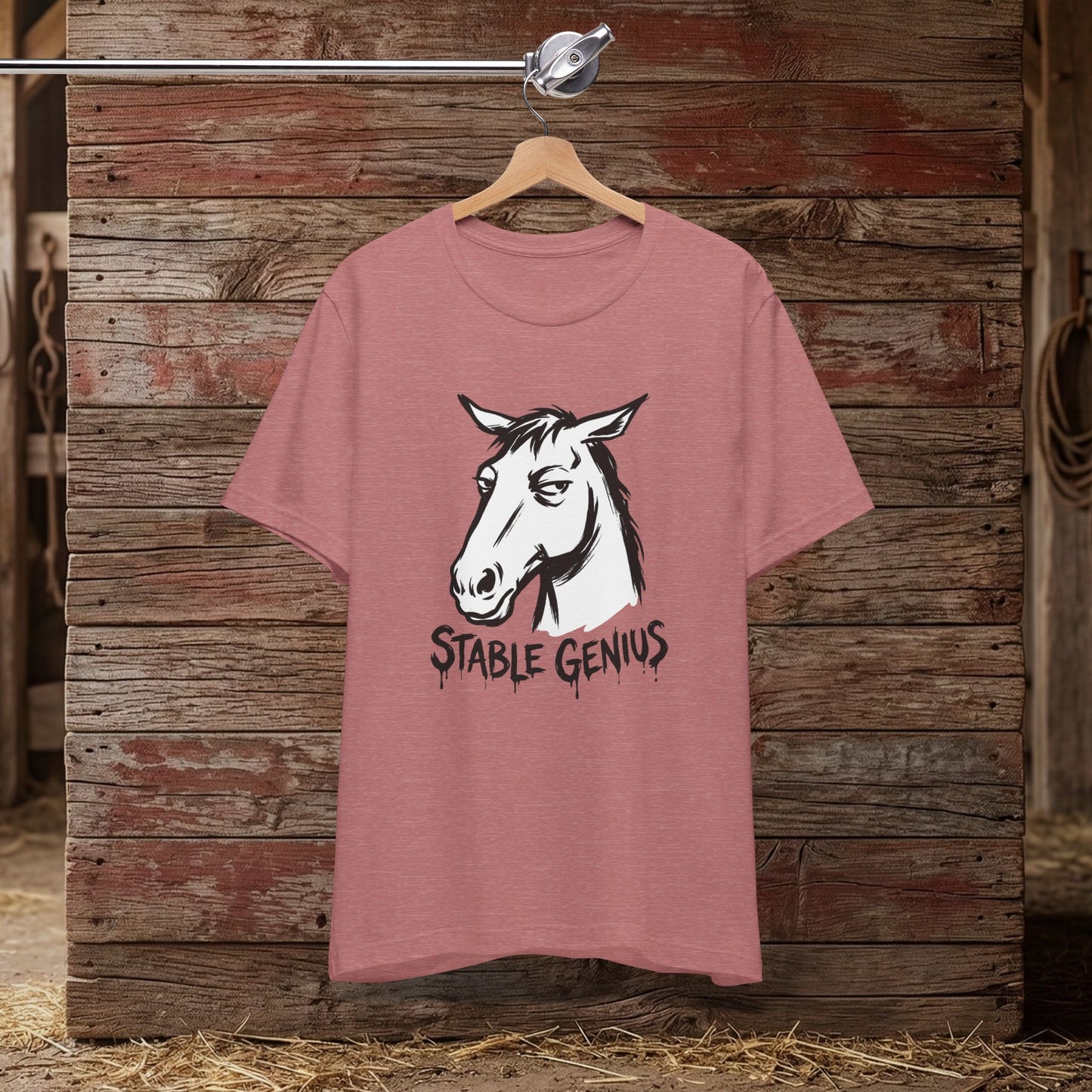 Stable Genius – Equestrian Humor Tee