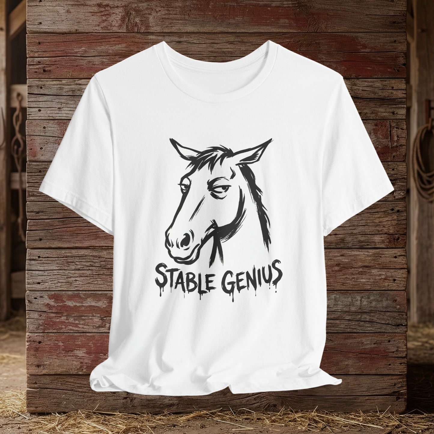 Stable Genius – Equestrian Humor Tee