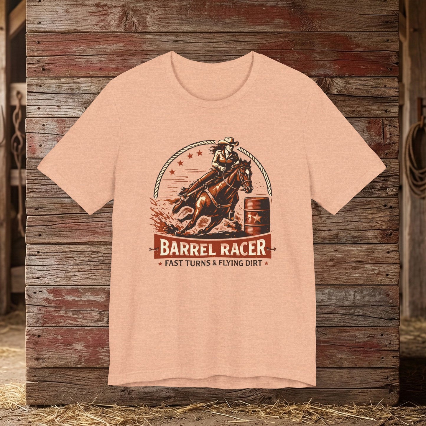 Barrel Racer – Ride Fast Turn Hard Tee