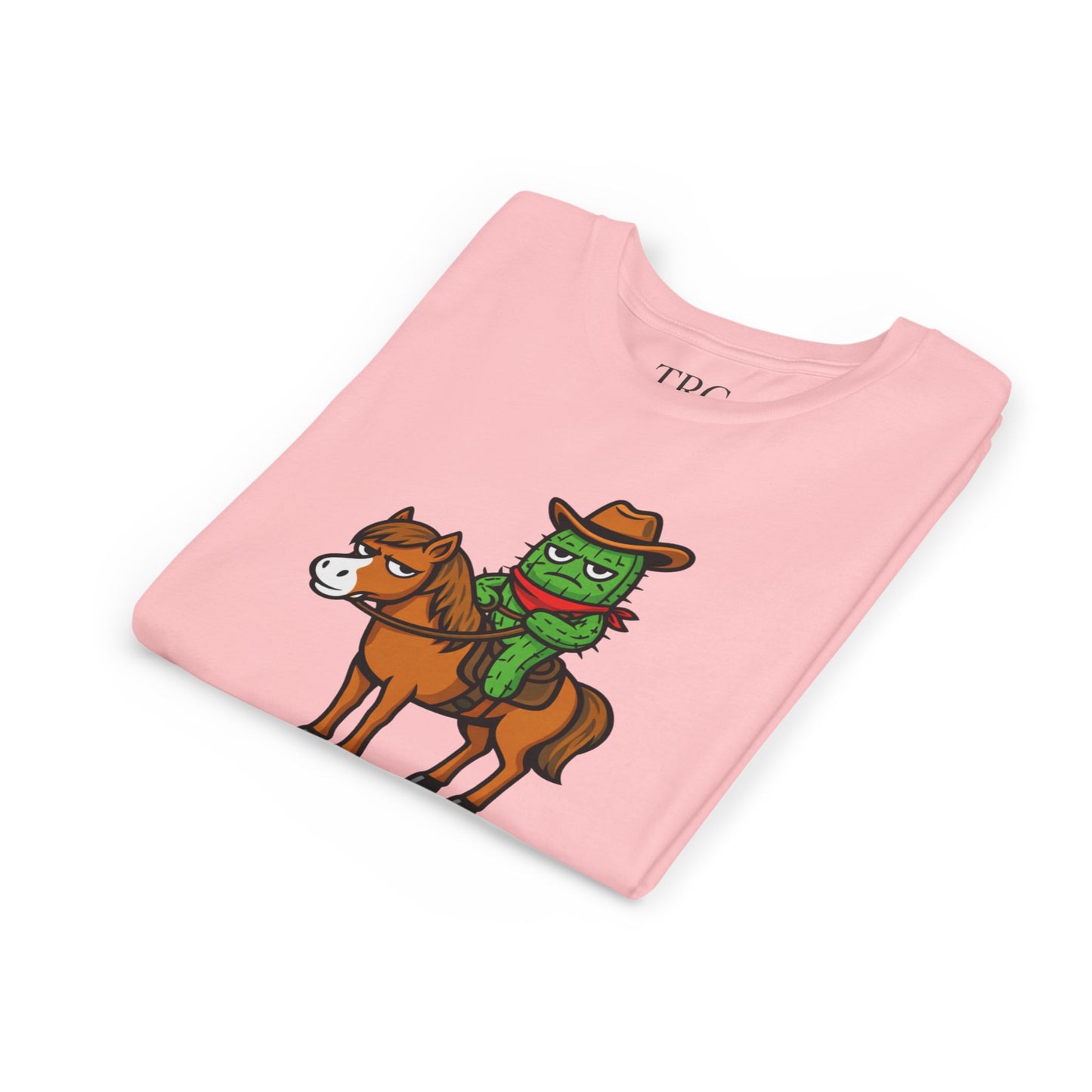Cowboy Cactus – Western Humor Youth Tee