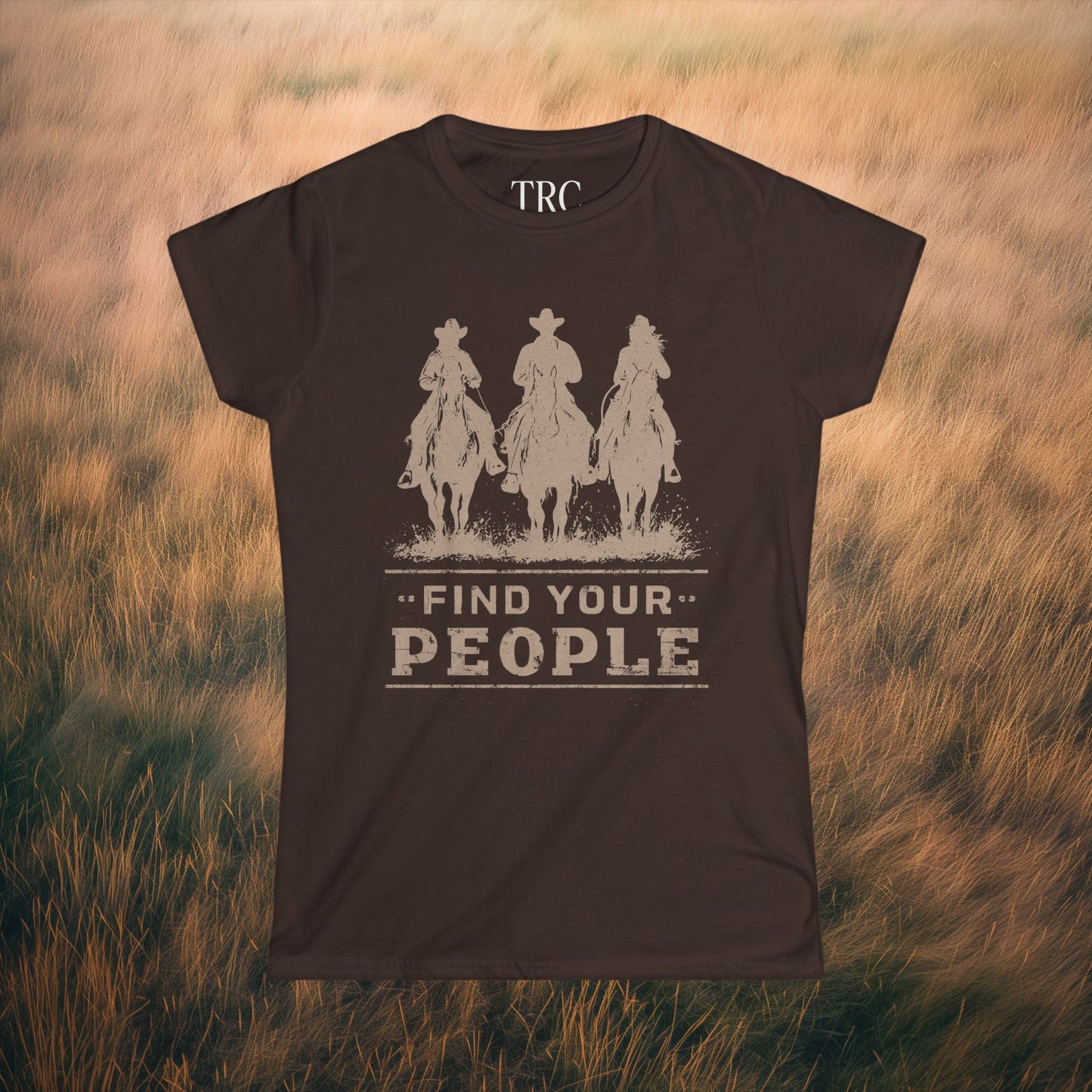Find Your People Cowboy Tee — Women's Western Horseback Riding T‑Shirt