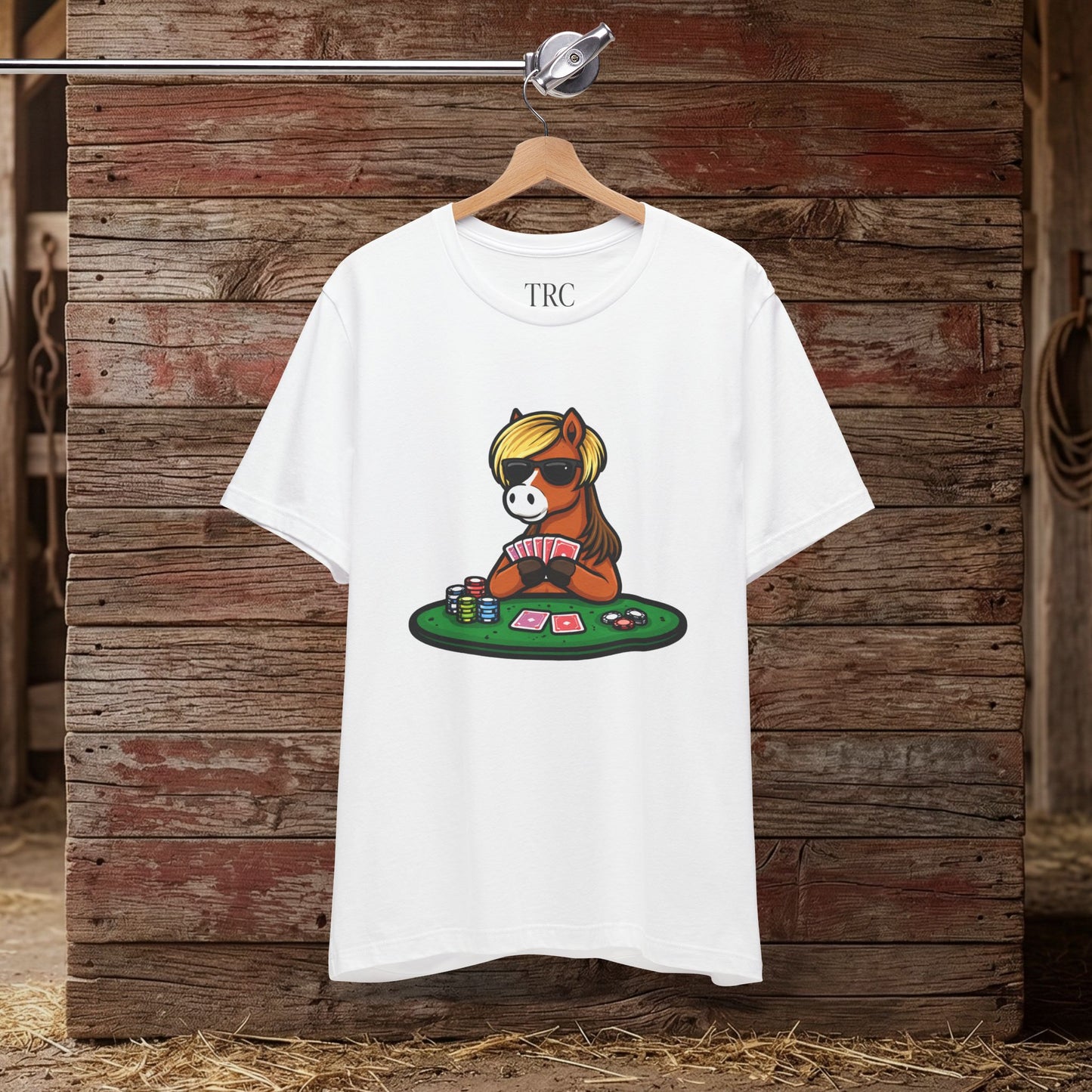 No Flock Given – Equestrian Humor Tee