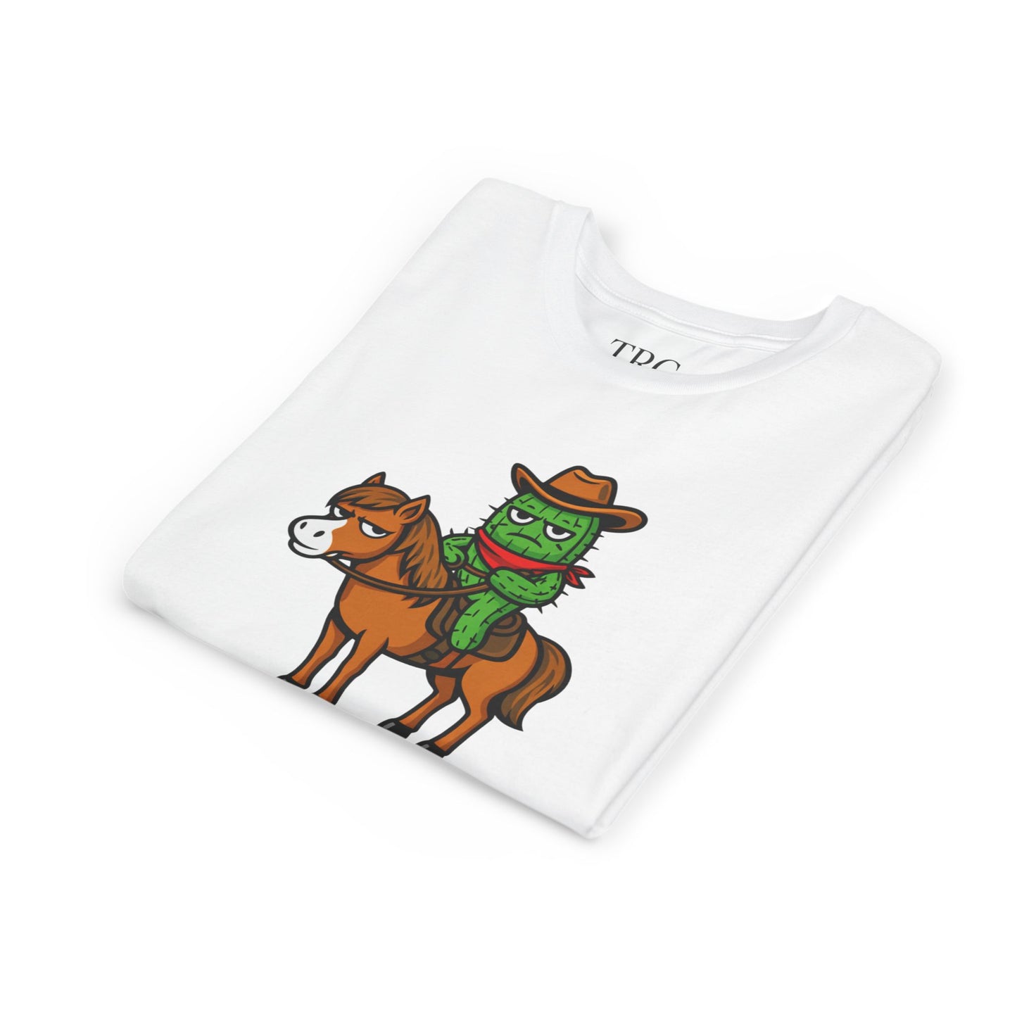 Cowboy Cactus – Western Humor Youth Tee