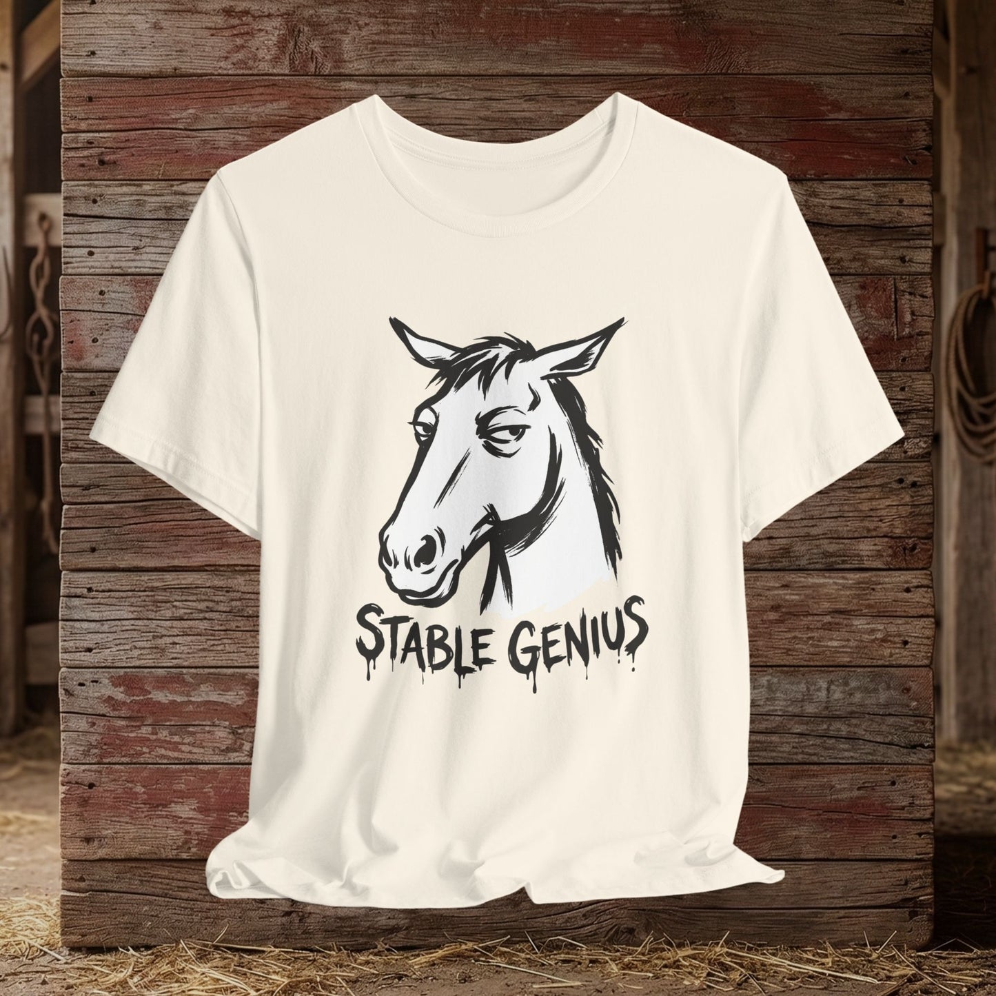 Stable Genius – Equestrian Humor Tee