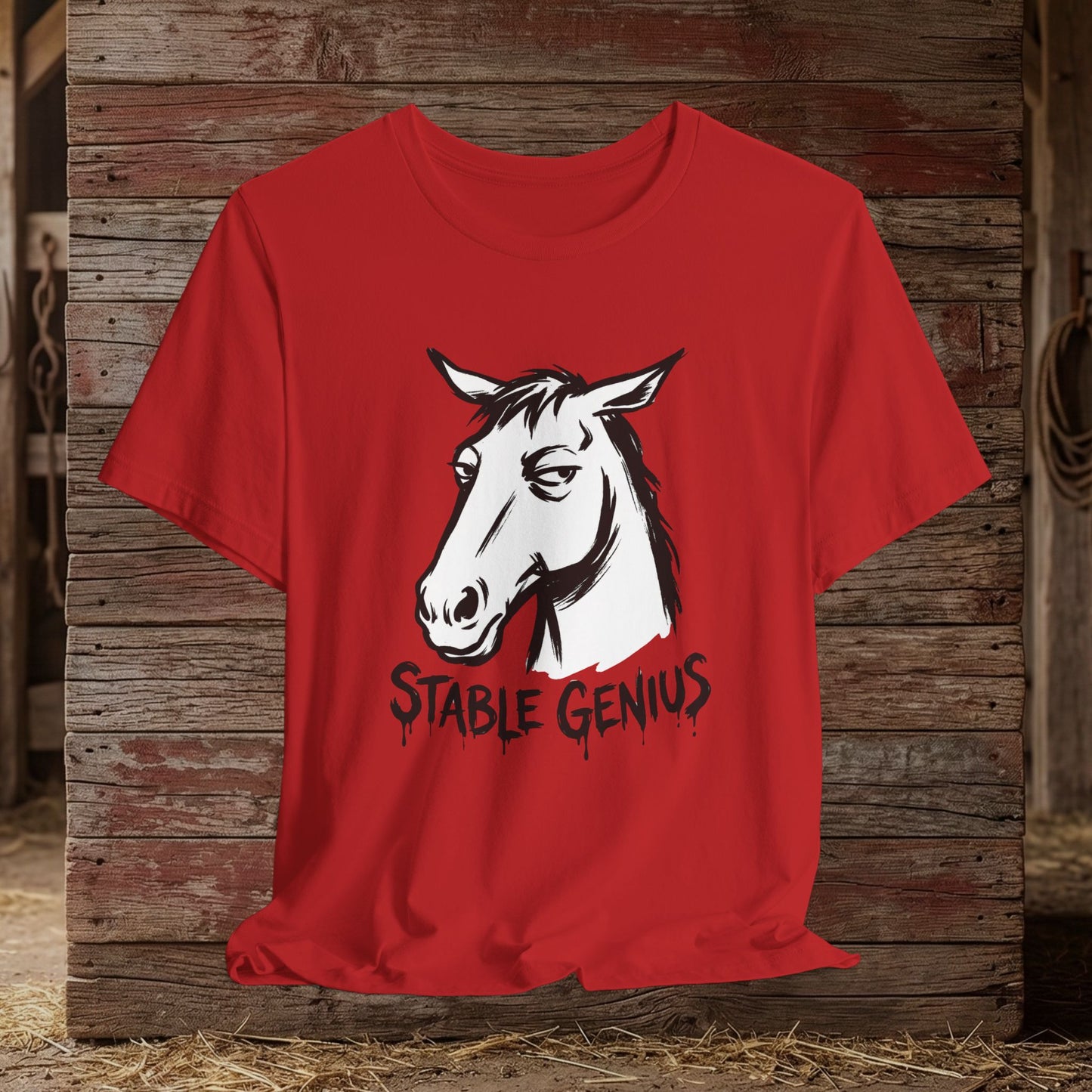 Stable Genius – Equestrian Humor Tee