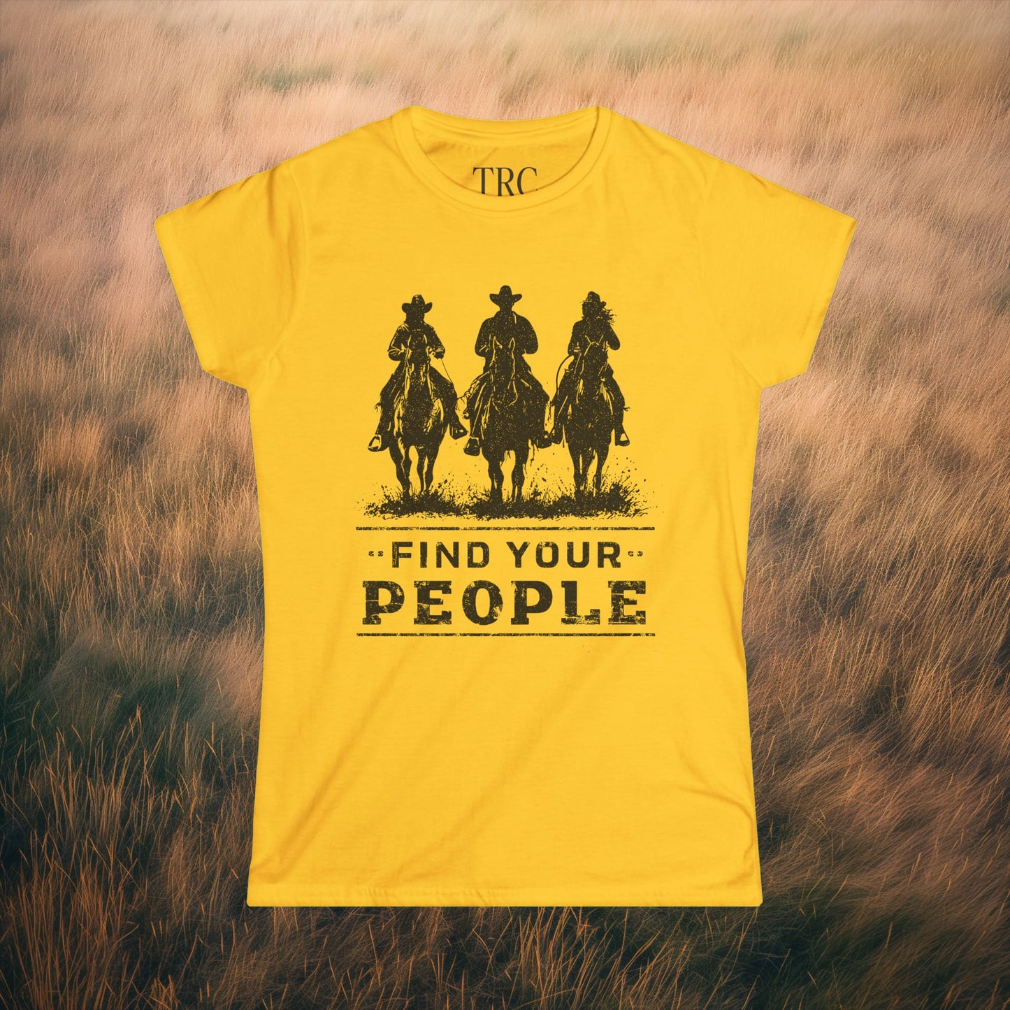 Find Your People Cowboy Tee — Women's Western Horseback Riding T‑Shirt