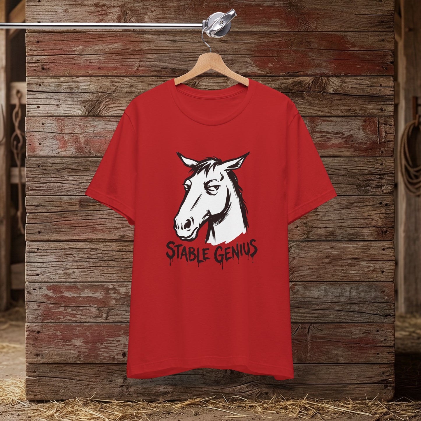 Stable Genius – Equestrian Humor Tee