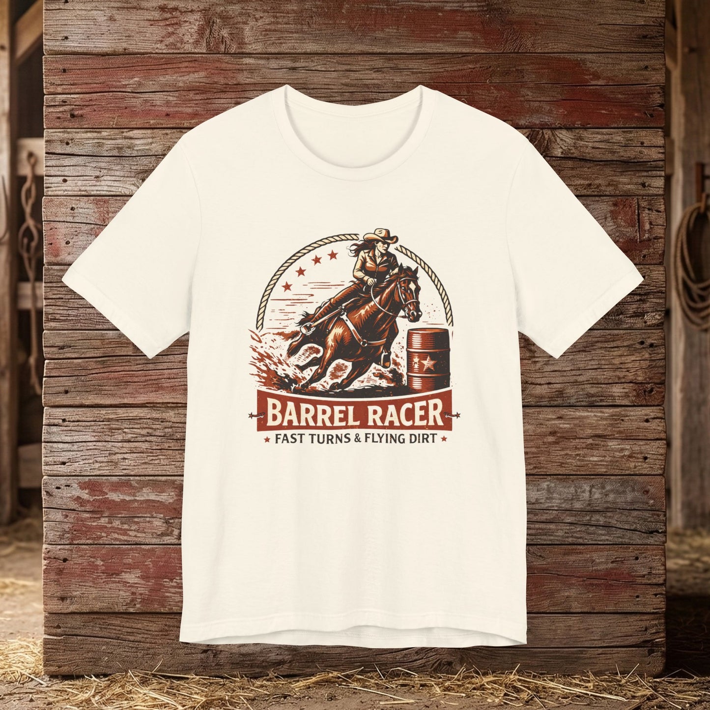 Barrel Racer – Ride Fast Turn Hard Tee