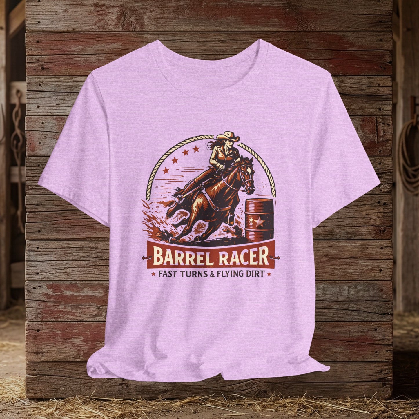 Barrel Racer – Ride Fast Turn Hard Tee