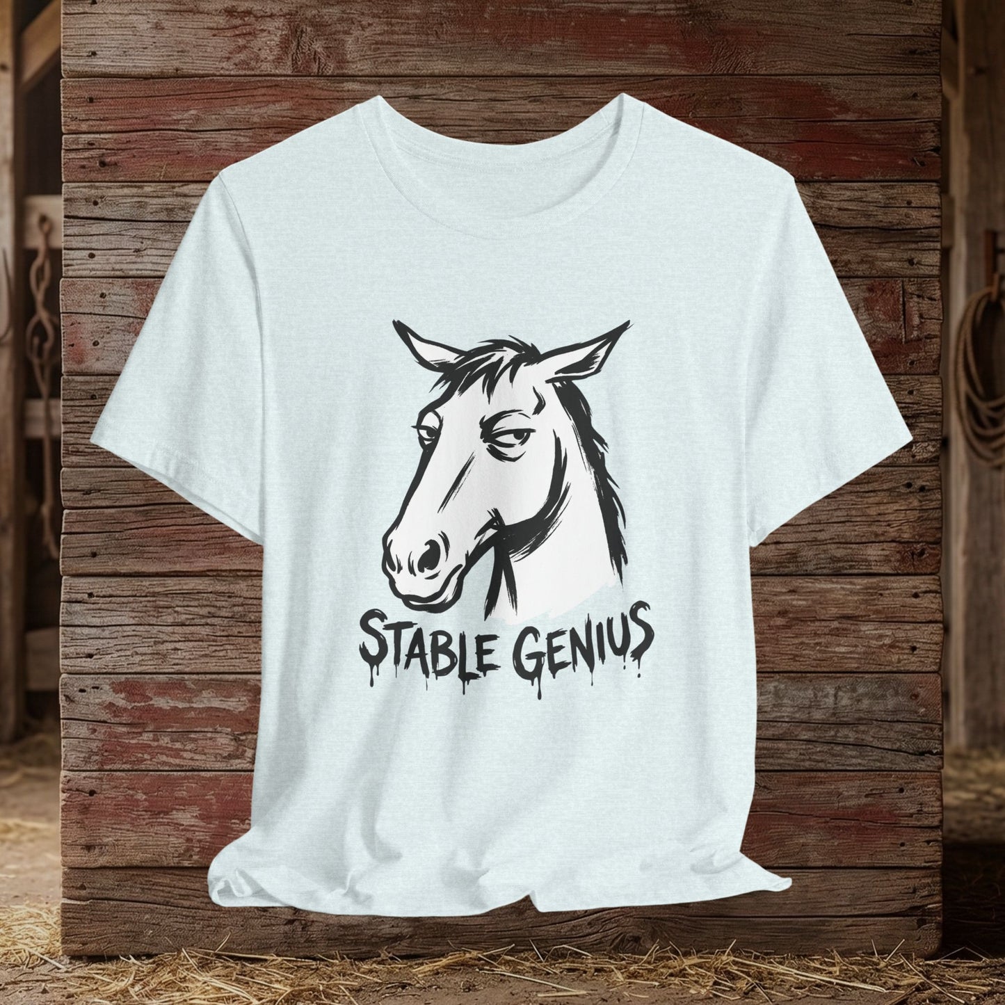 Stable Genius – Equestrian Humor Tee