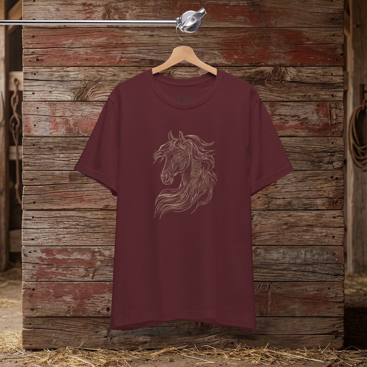 Wild Grace – Minimal Horse Art Tee