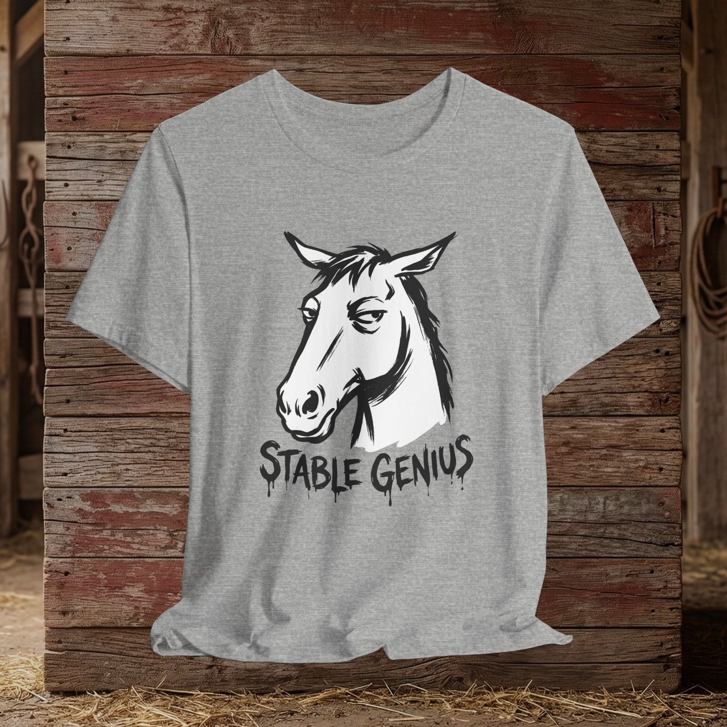Stable Genius – Equestrian Humor Tee