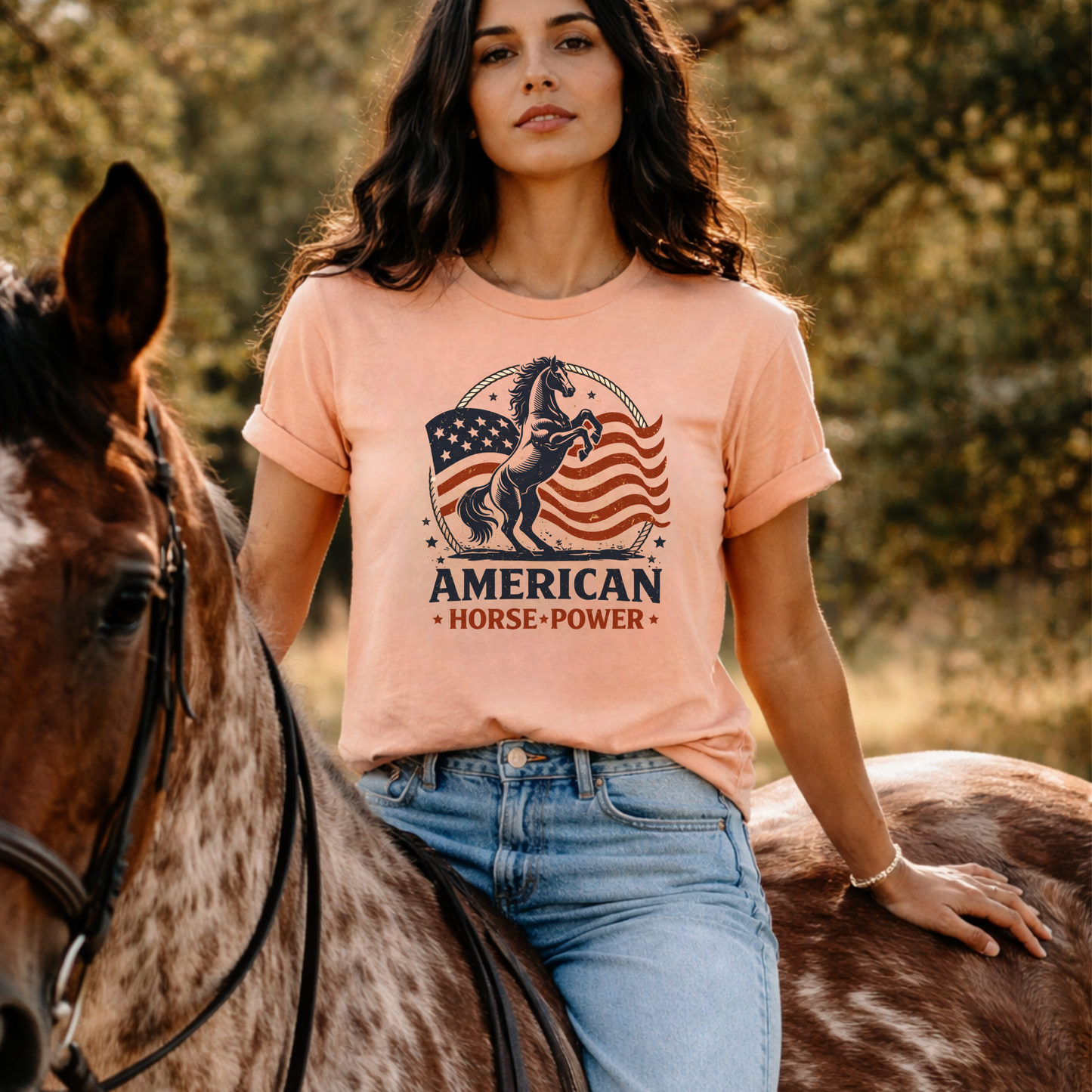 American Horsepower – Equestrian Edition Tee