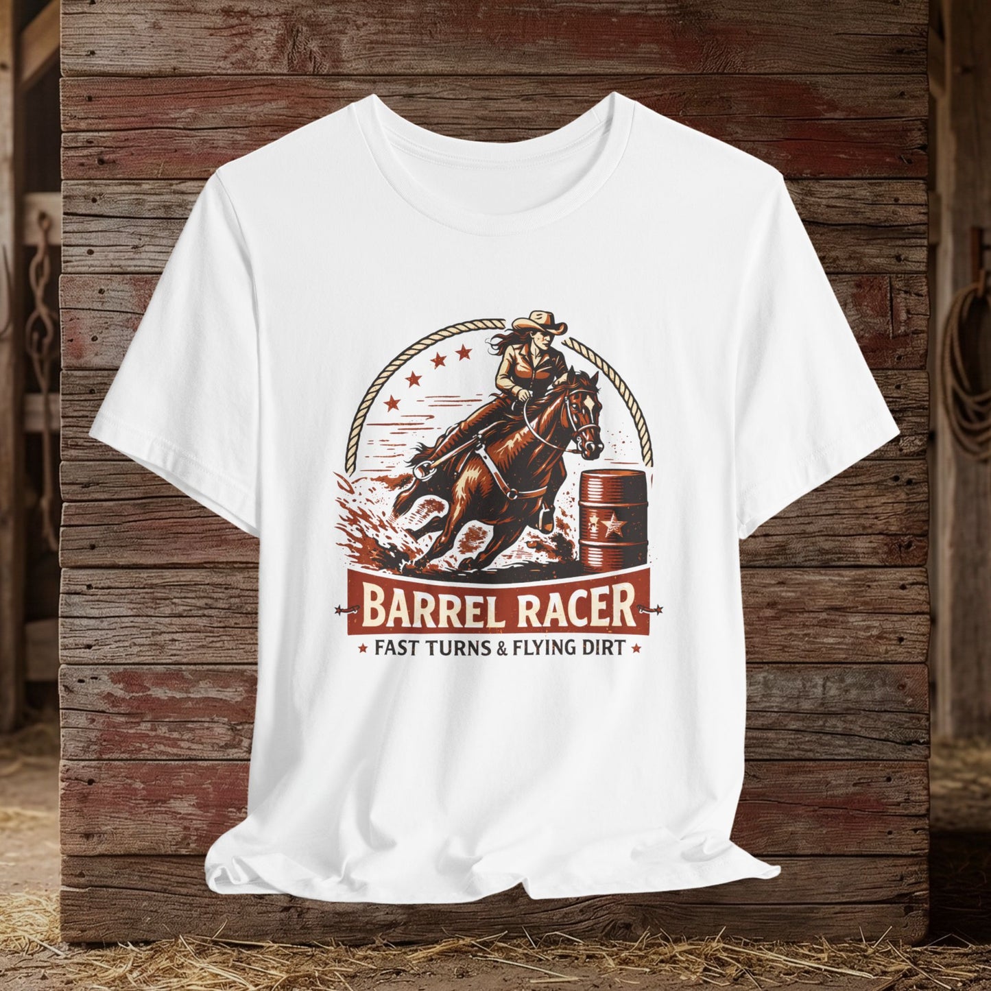 Barrel Racer – Ride Fast Turn Hard Tee