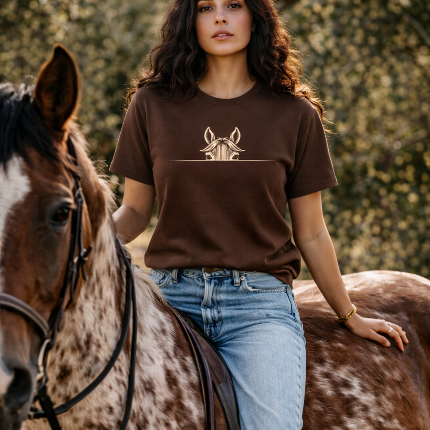 Look At Me – Peeking Horse Tee