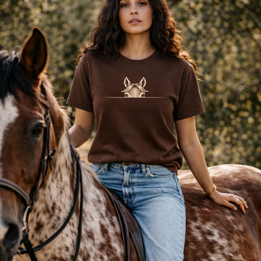 Look At Me – Peeking Horse Tee