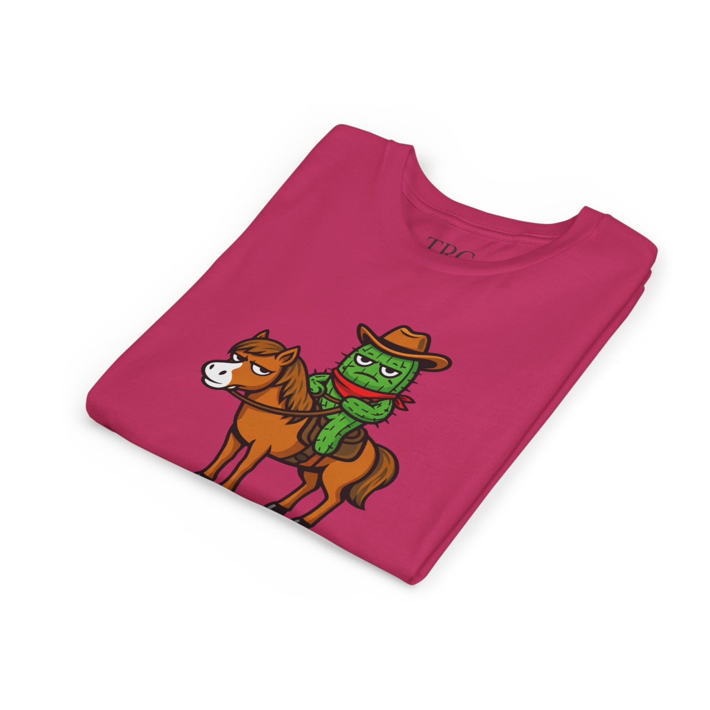 Cowboy Cactus – Western Humor Youth Tee