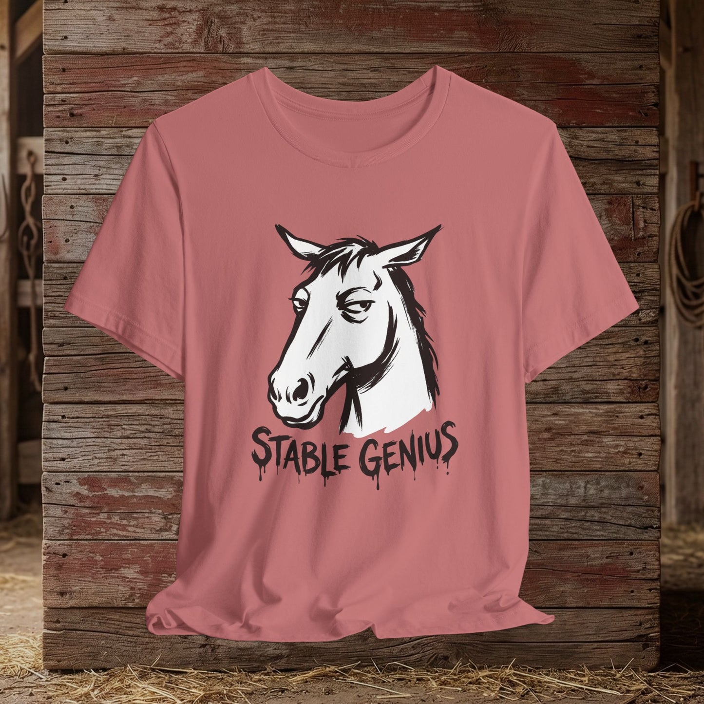 Stable Genius – Equestrian Humor Tee