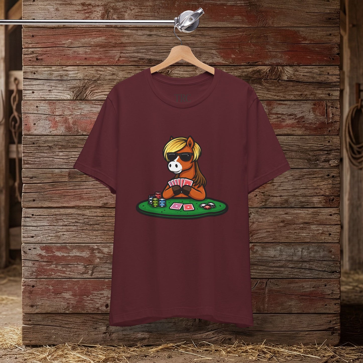 No Flock Given – Equestrian Humor Tee
