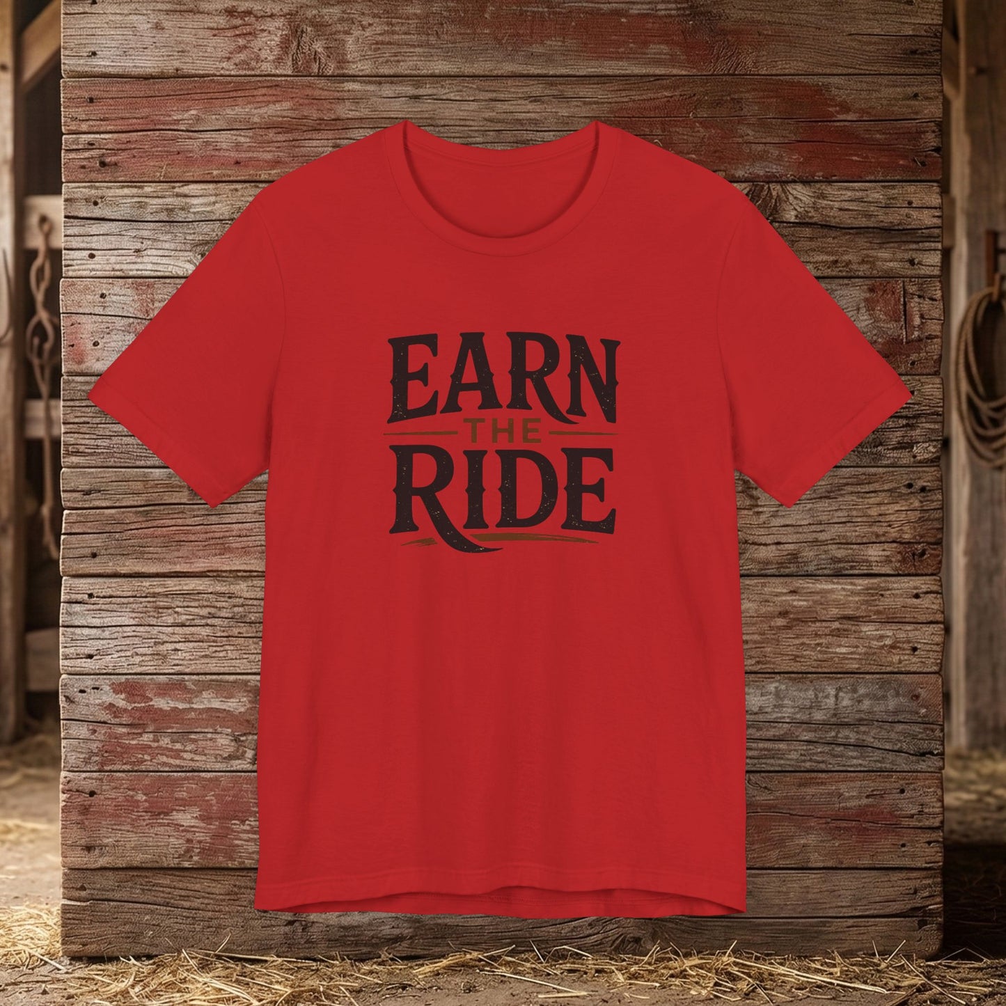 Earn the Ride – Equestrian Mindset Tee