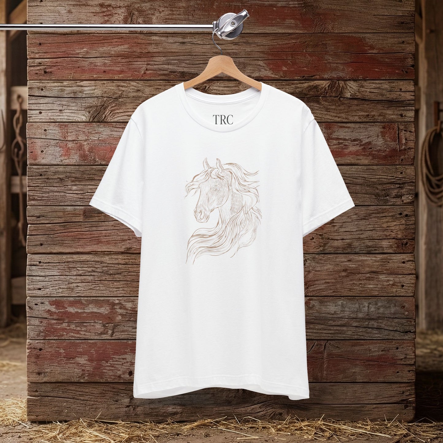 Wild Grace – Minimal Horse Art Tee