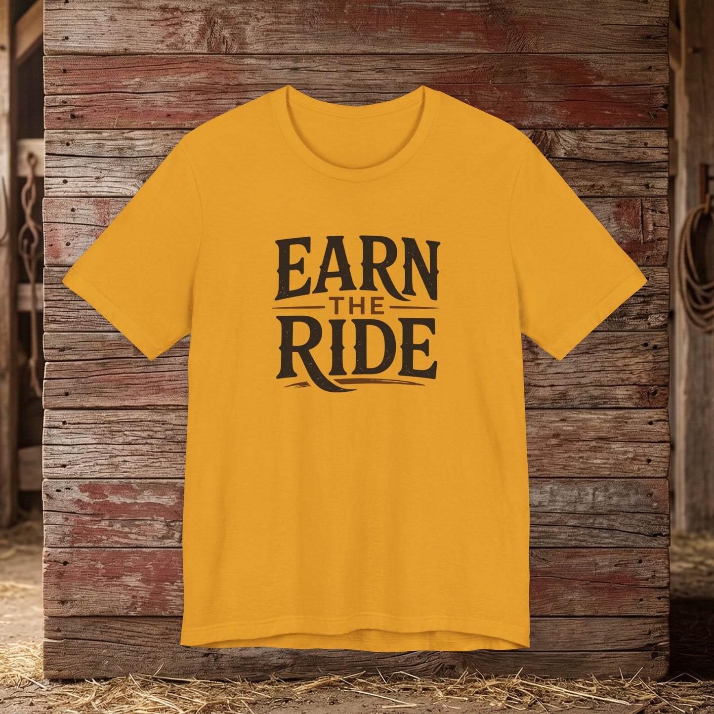 Earn the Ride – Equestrian Mindset Tee