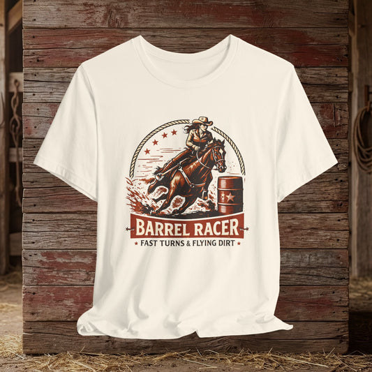 Barrel Racer – Ride Fast Turn Hard Tee