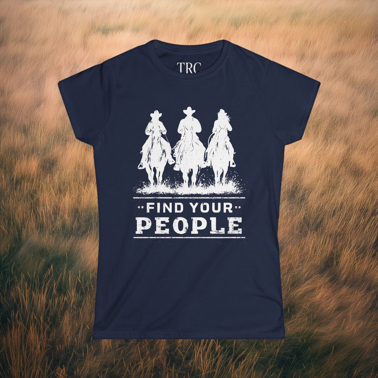Find Your People Cowboy Tee — Women's Western Horseback Riding T‑Shirt