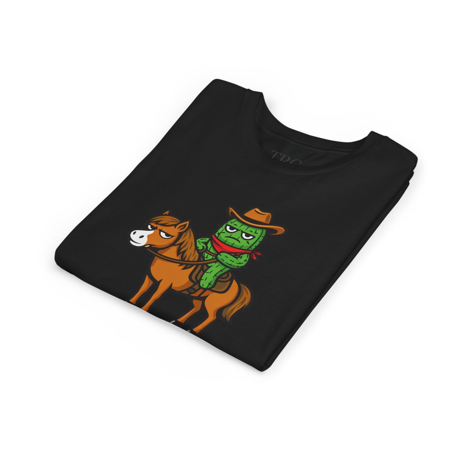 Cowboy Cactus – Western Humor Youth Tee
