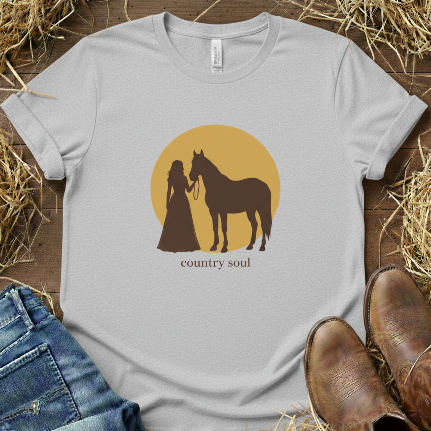 Country Soul – Western Horse Lifestyle Tee