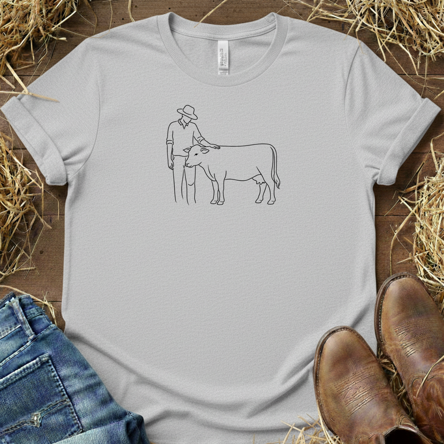 The Quiet Bond – Minimal Cow Tee