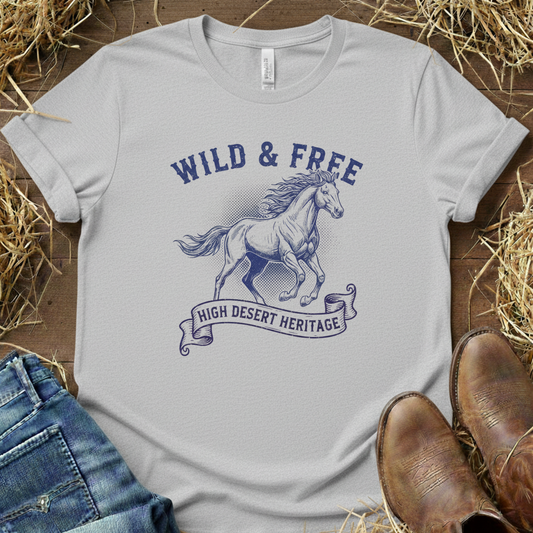 Wild & Free – Equestrian Lifestyle Tee