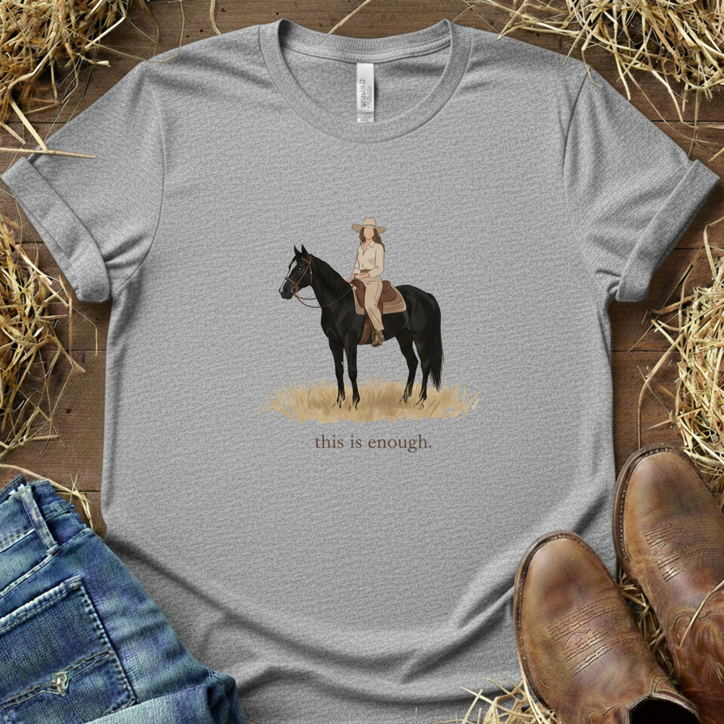 This Is Enough – Horse Life Tee
