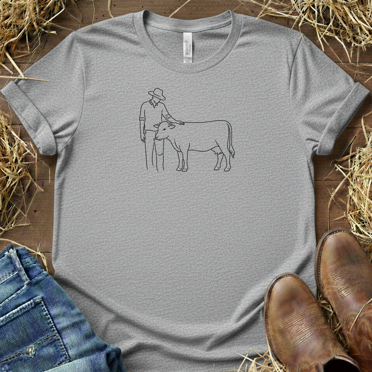 The Quiet Bond – Minimal Cow Tee