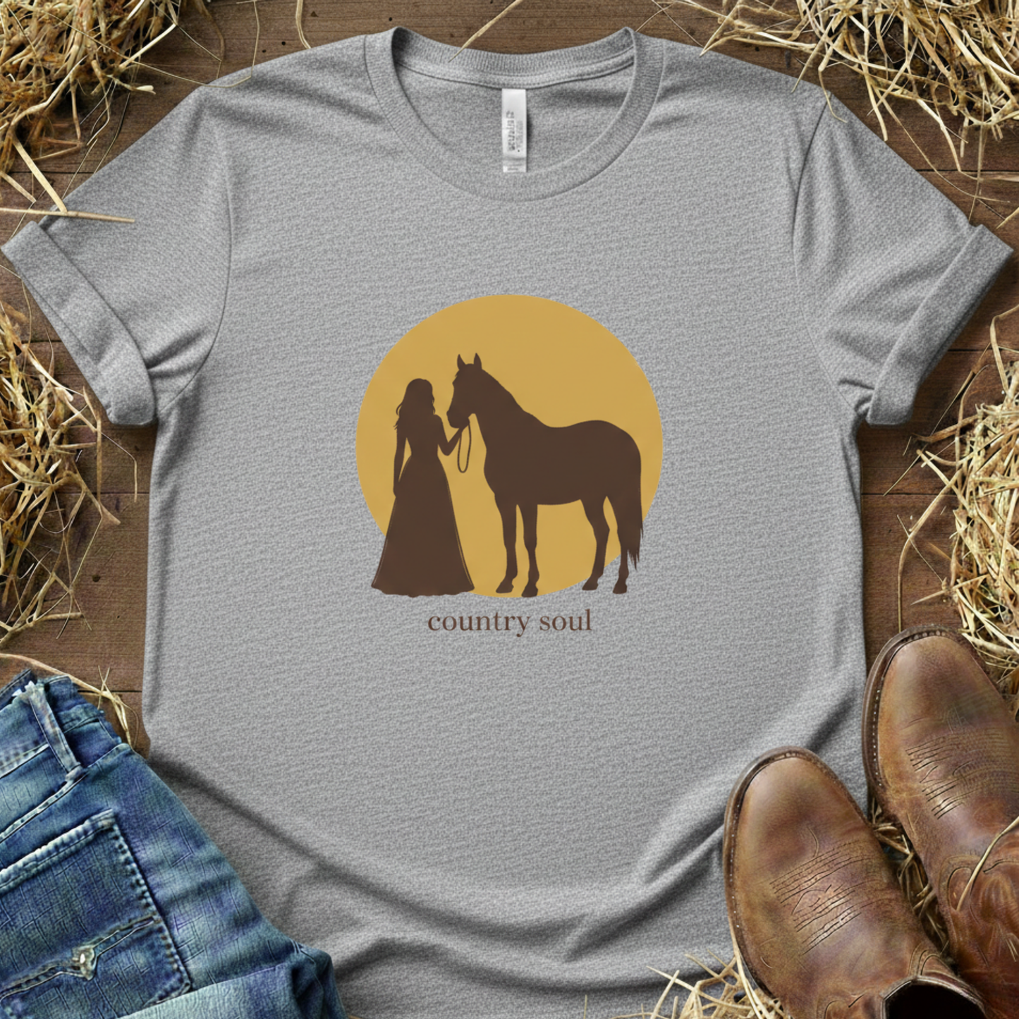 Country Soul – Western Horse Lifestyle Tee