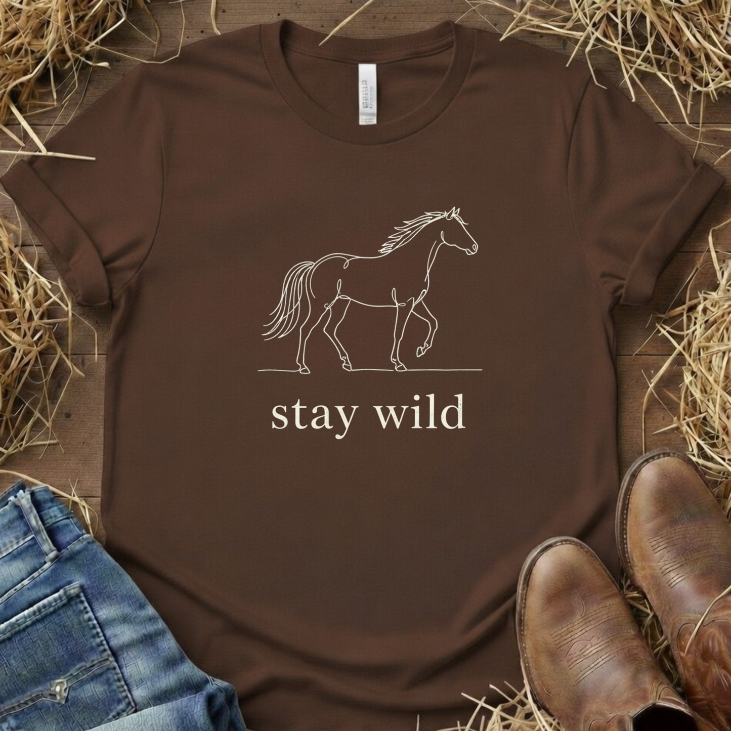 Stay Wild – Equestrian Spirit Tee