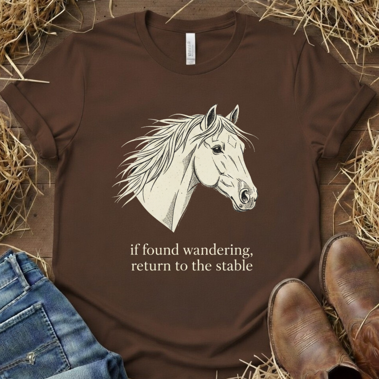 If Found Wandering – Return to the Stable Tee