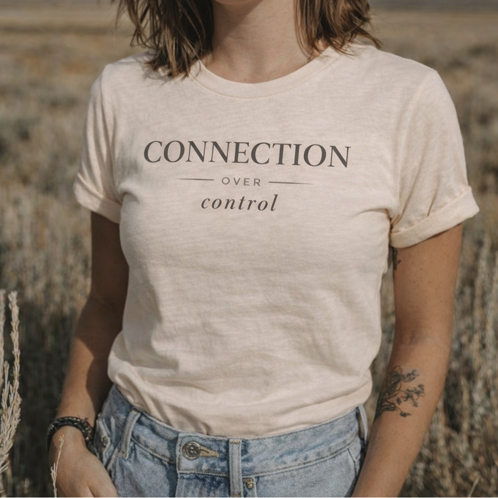 Connection Over Control – Horse Training Mindset Tee