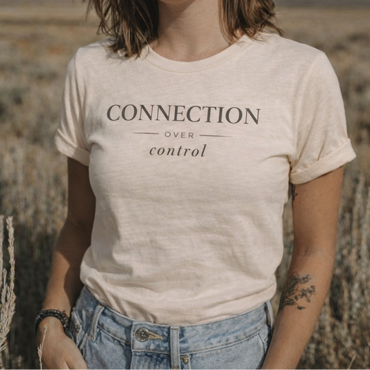 Connection Over Control – Horse Training Mindset Tee