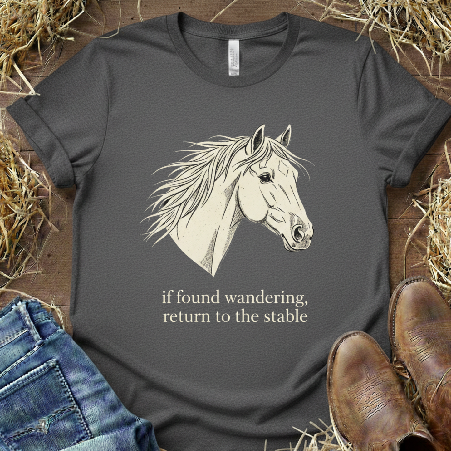 If Found Wandering – Return to the Stable Tee