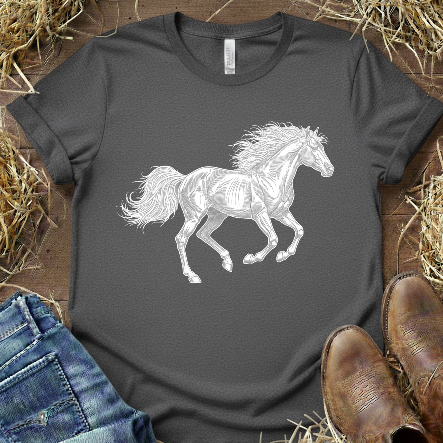 Glorious Run – Freedom Horse Tee
